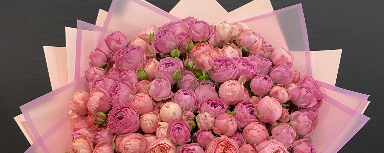 Букет из кустовых роз Silva Pink "Афродита"