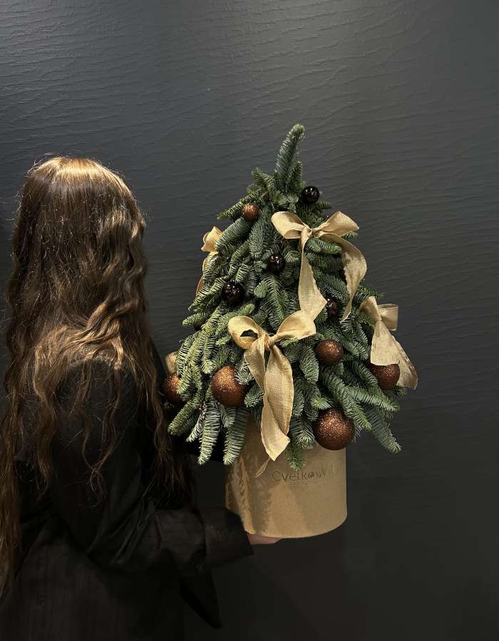 Композиция из Нобилиса "Стильная елочка"