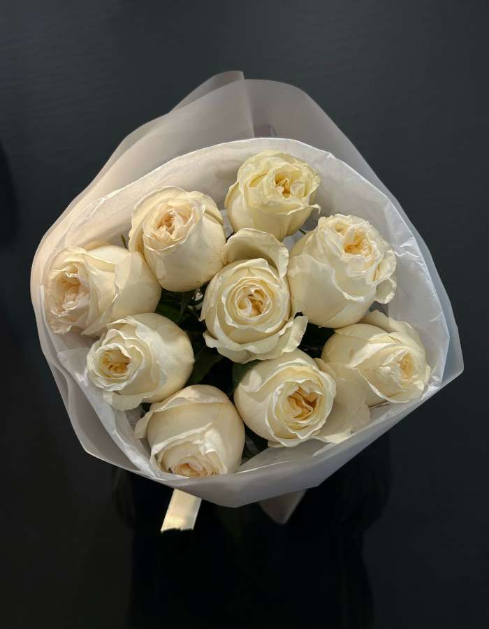 Букет из пионовидных роз Вики Гарден(Vicky Garden) "Клио"