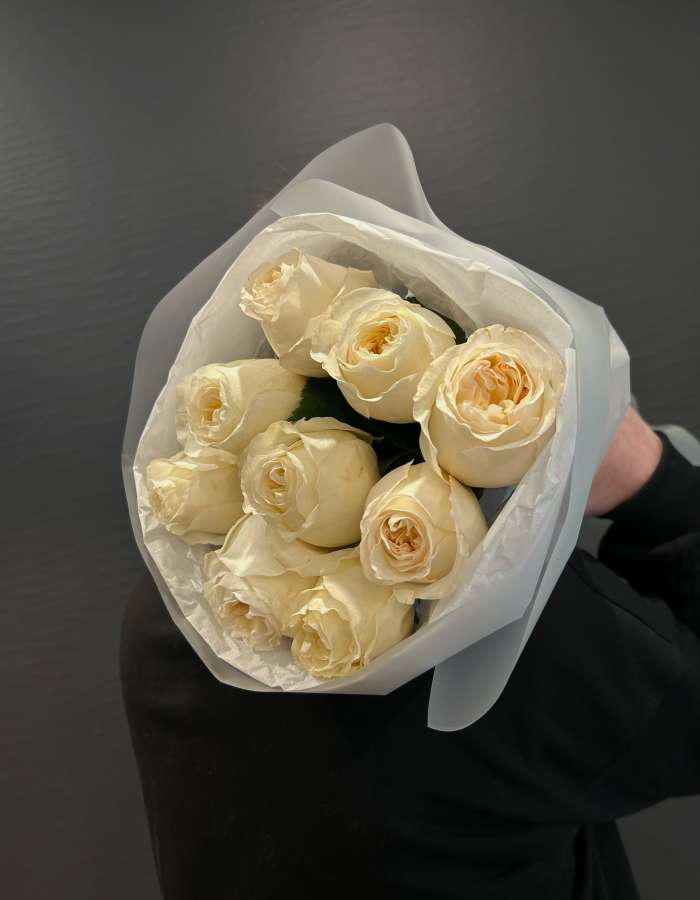 Букет из пионовидных роз Вики Гарден(Vicky Garden) "Клио"