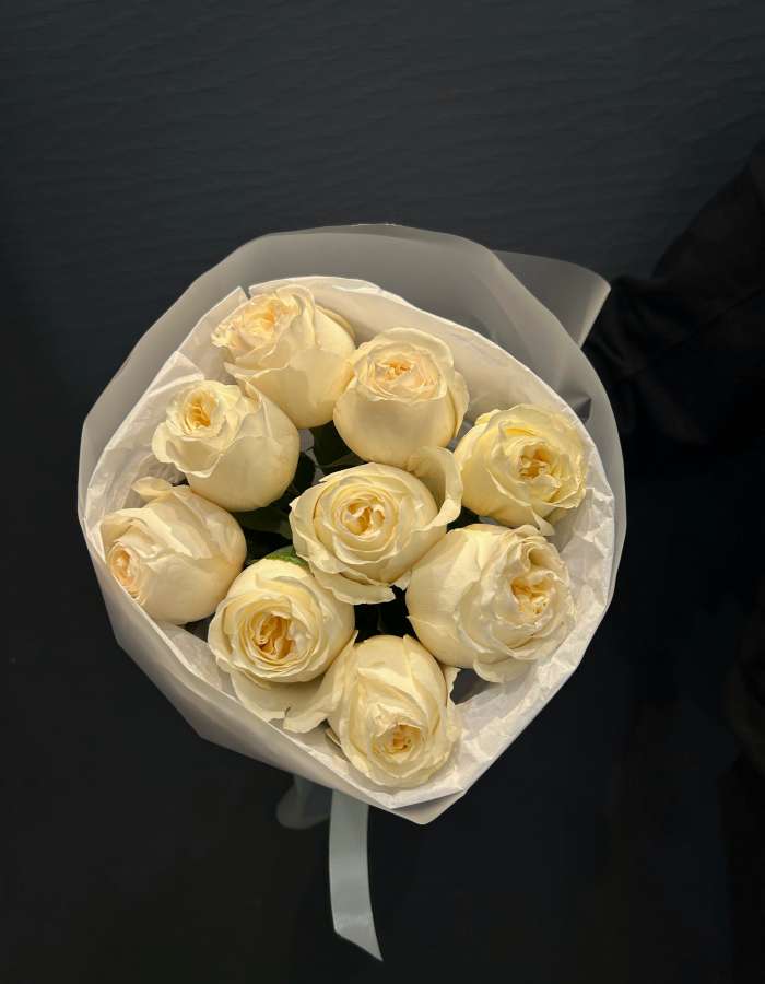 Букет из пионовидных роз Вики Гарден(Vicky Garden) "Клио"