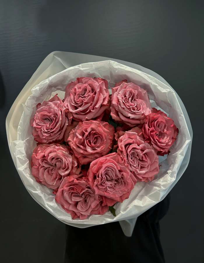 Букет из роз Кантри Блюз(Country Blue) "Розовый рай"