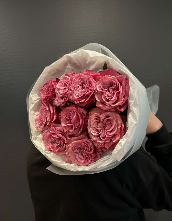 Букет из роз Кантри Блюз(Country Blue) "Розовый рай"