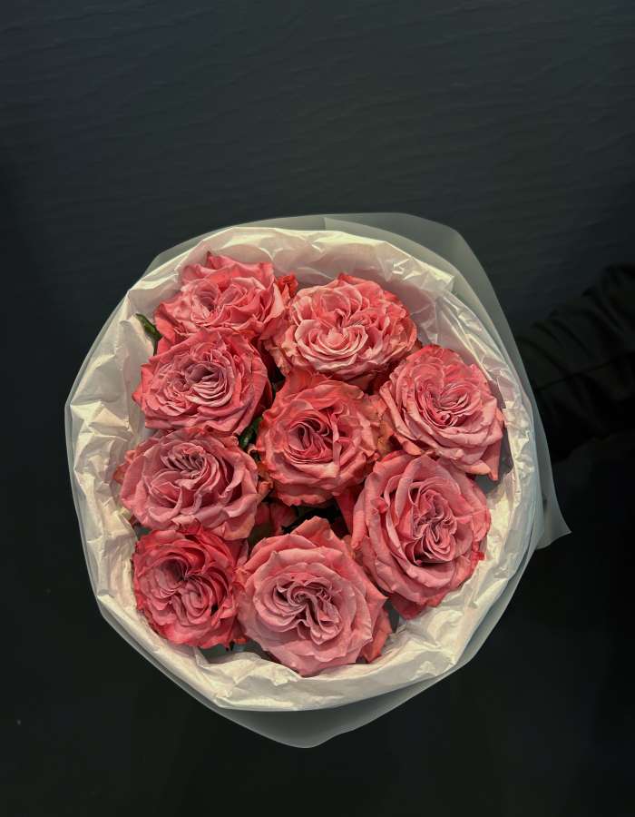 Букет из роз Кантри Блюз(Country Blue) "Розовый рай"