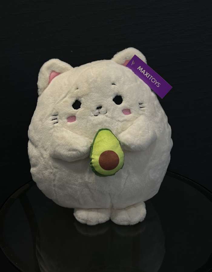 Мягкая игрушка, Котик с авокадо
